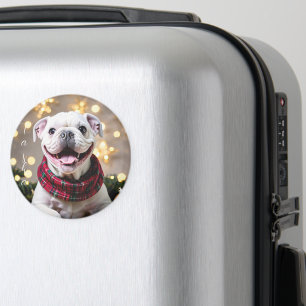 Imán Custom Christmas Dog Making Memories