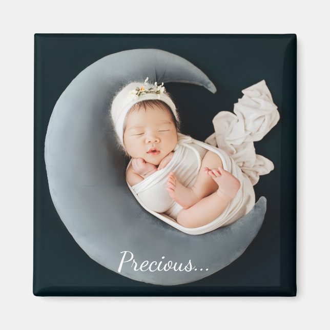 Imán Custom photo keepsake precious baby (Frente)