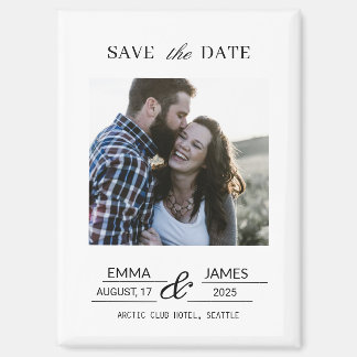 Imán Custom picture Fridge Save the Date magnet