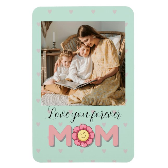 Imán Custom Picture Mother’s Day Fridge Magnet for Mom (Vertical)
