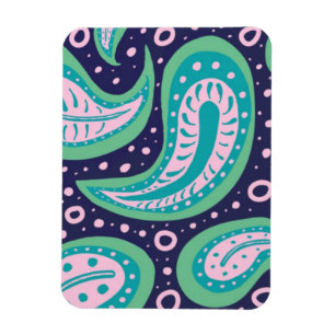 Imán Customizable Paisley