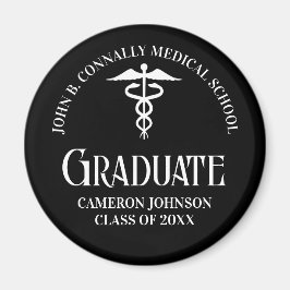 Imán Customized Black Medical School Graduation Party