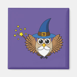 Imán Cute a Merlin el Personalizado Lechuza Mago