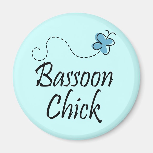 Imán Cute Bassoon Chick (Frente)