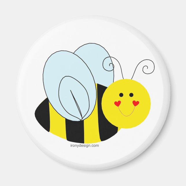 Imán Cute Bee (Frente)