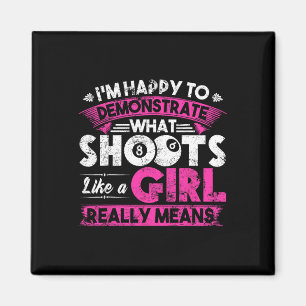Imán Cute Billiards Mujeres Camisa Gracioso Regalo Para