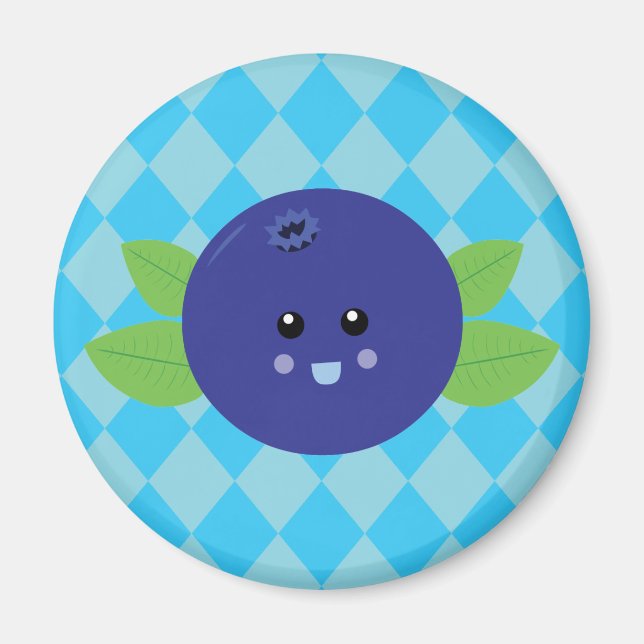 Imán Cute Blueberry (Frente)
