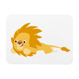 Imán Cute Bouncy Personalizado Lion Flexible Magnet
