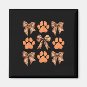 Imán Cute Bow Coquette Perro Paw Impresión Estética Per