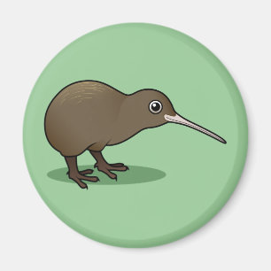 Imán Cute Brown Kiwi de Nueva Zelanda