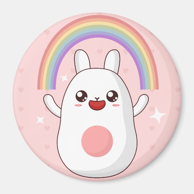 Imán Cute Bunny (Frente)