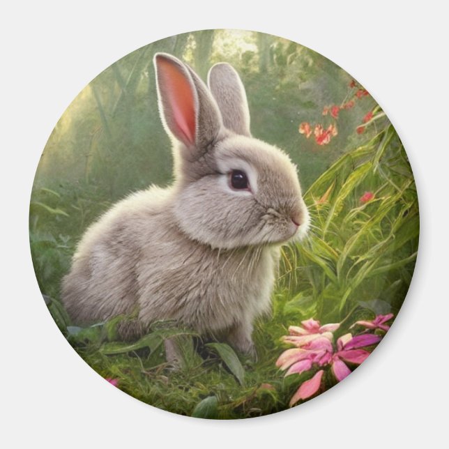 Imán Cute Bunny Magnet (Frente)