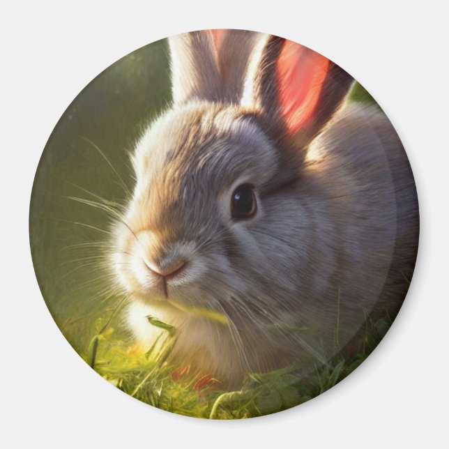 Imán Cute Bunny Magnet (Frente)