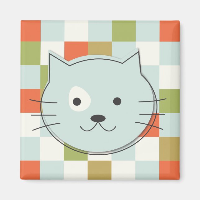 Imán Cute Cat (Frente)