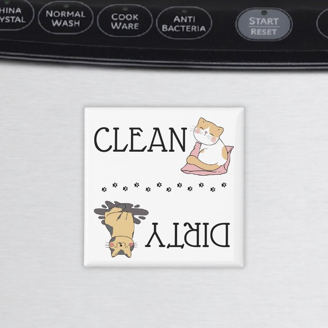 Imán Cute Cat Dishwasher Magnet (Subido por el creador)