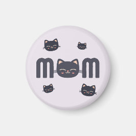 Imán Cute Cat MOM 