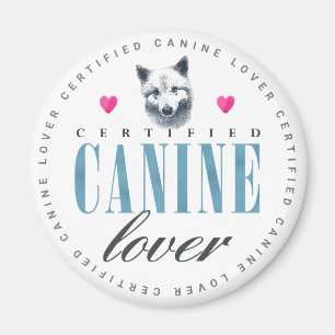 Imán Cute Certified Canine Lover Samoyed