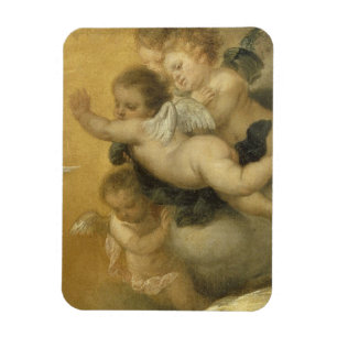 Imán Cute Cherubs detalle de una anuncio - Bella Artes