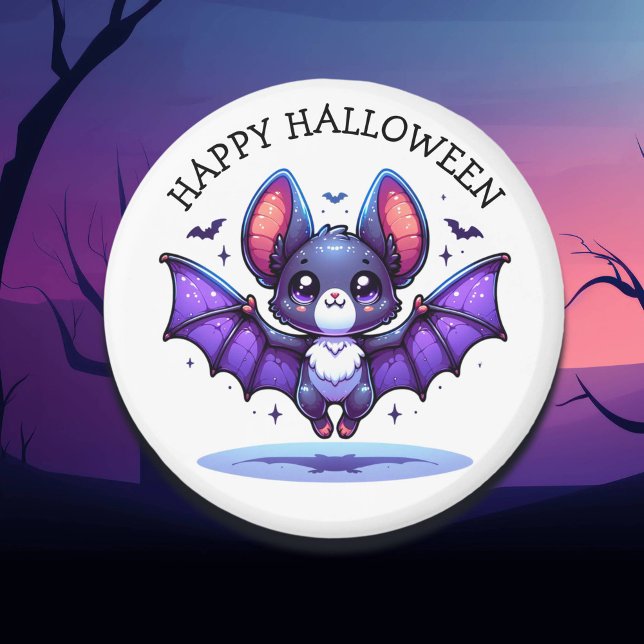 Imán Cute Chibi Personalizado Bat Halloween (Subido por el creador)