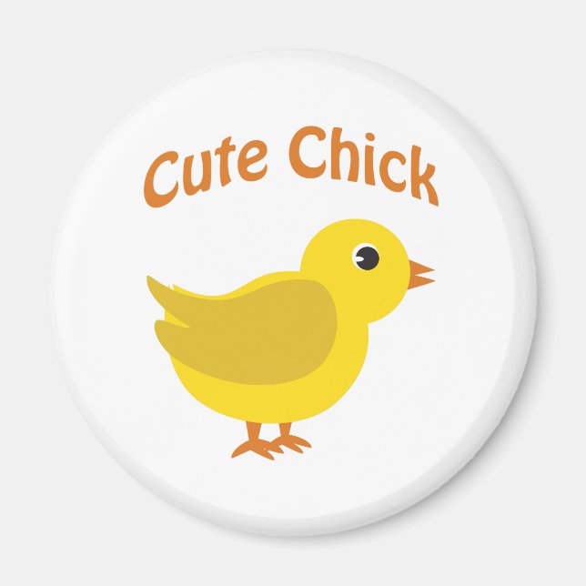 Imán Cute Chick (Frente)