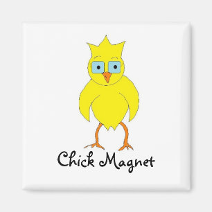 Imán Cute Chick Magnet