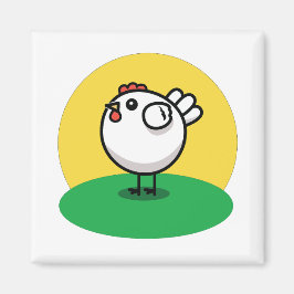 Imán Cute Chicken