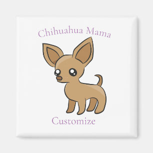 Imán Cute Chihuahua Mama Art Thunder_Cove