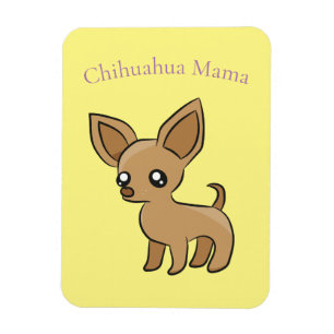 Imán Cute Chihuahua Mama Art Thunder_Cove