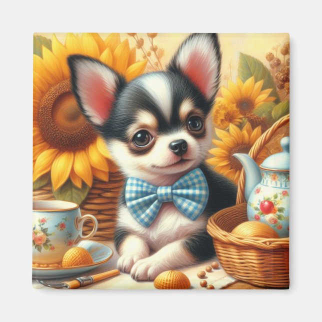 Imán Cute Chihuahua Puppy (Frente)