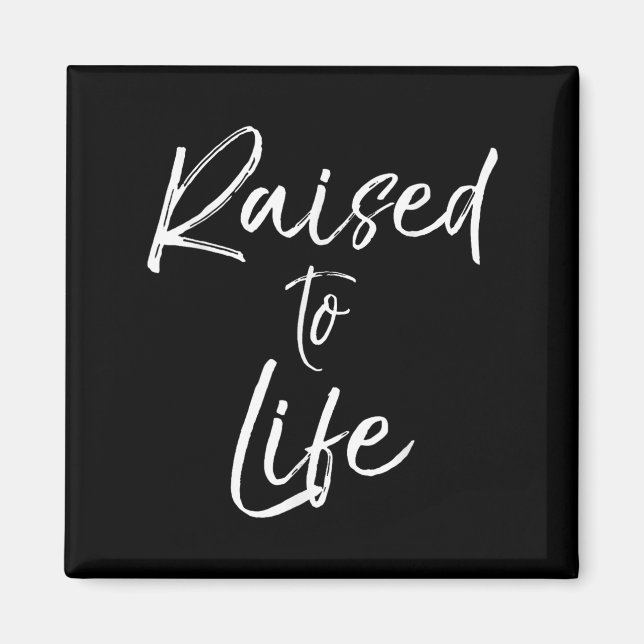 Imán Cute Christian Baptism Gift For New Believers Rais (Frente)