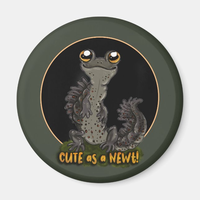 Imán ¡Cute como un Newt! (Frente)