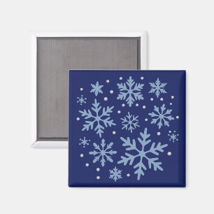 Imán Cute Copo de Nieve Navidad Invierno Fiesta Acogedo