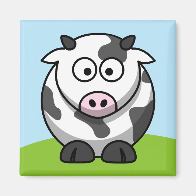 Imán Cute Cow Magnet (Frente)