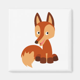 Imán Cute Cunning Personalizado Fox Magnet