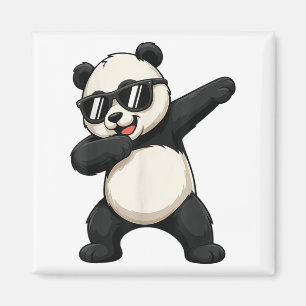Imán Cute Dabbing Panda Traje De Oso Niño Adolescente H