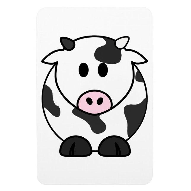 Imán Cute Dairy Cow (Vertical)
