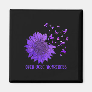 Imán Cute Daisy Butterflies Sobredosis de Cinta Púrpura