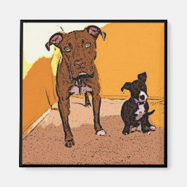 Imán Cute Dogs Magnet