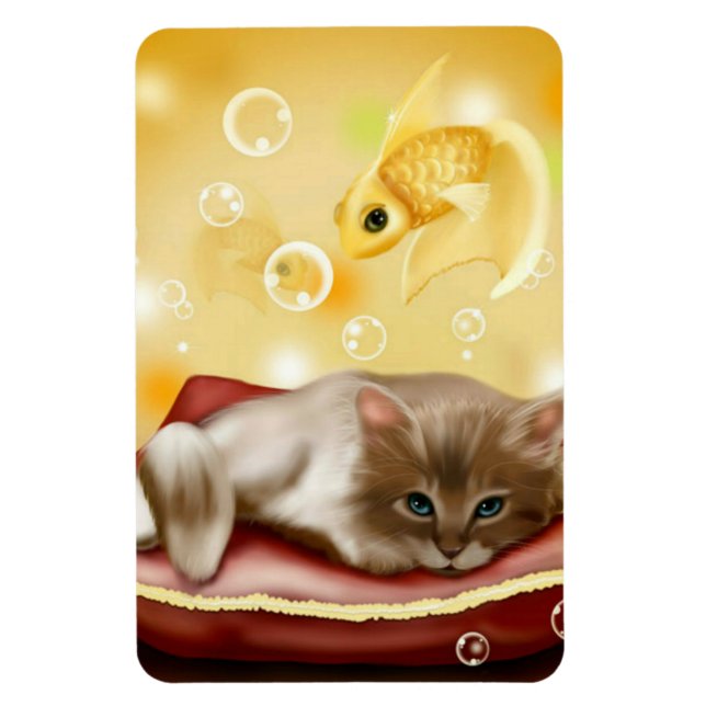 Imán Cute Dream Kitten Flexi Magnet (Vertical)