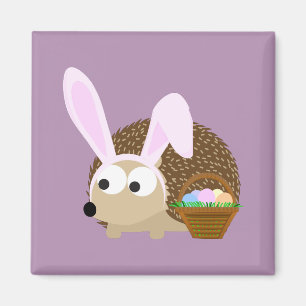 Imán Cute Easter Hedgehog