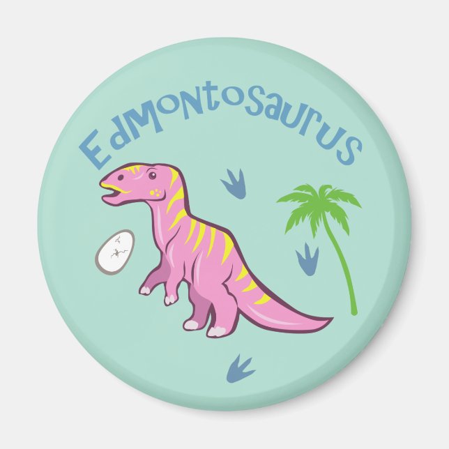 Imán Cute Edmontosaurus (Frente)