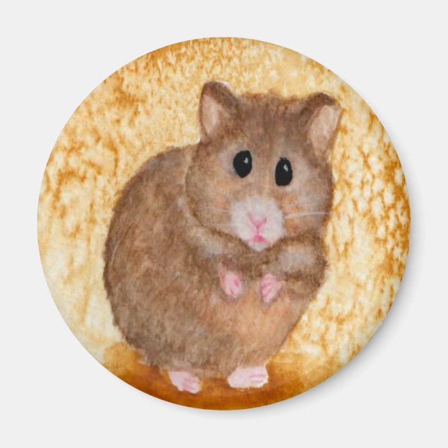 Imán Cute Fat Hamster Magnet (Frente)