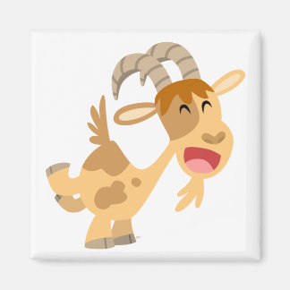 Imán Cute feliz Personalizado Goat Magnet