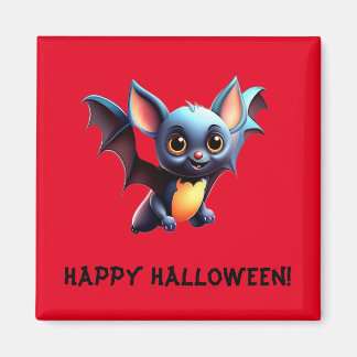 Imán Cute Flying Bat | Feliz Halloween