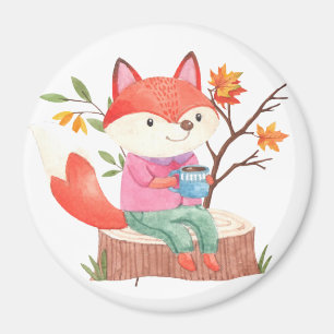 Imán Cute Fox Magnet