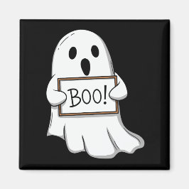 Imán Cute Ghost BOO Sign Pin Button