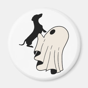 Imán Cute Ghost Dachshund Amante