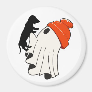 Imán Cute Ghost Dachshund Lover