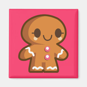 Imán Cute Gingberbread Man