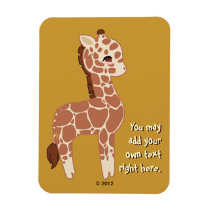 Imán Cute Giraffe